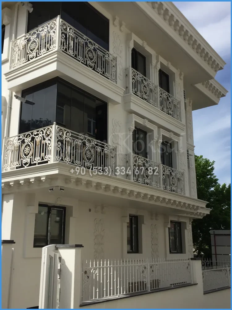 Balkon Korkulukları -Dubleks Daire Balkon Korkuluğu - 