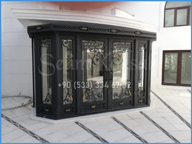Ferforje Villa Kapıları- Özel Yapım  Villa Kapıları