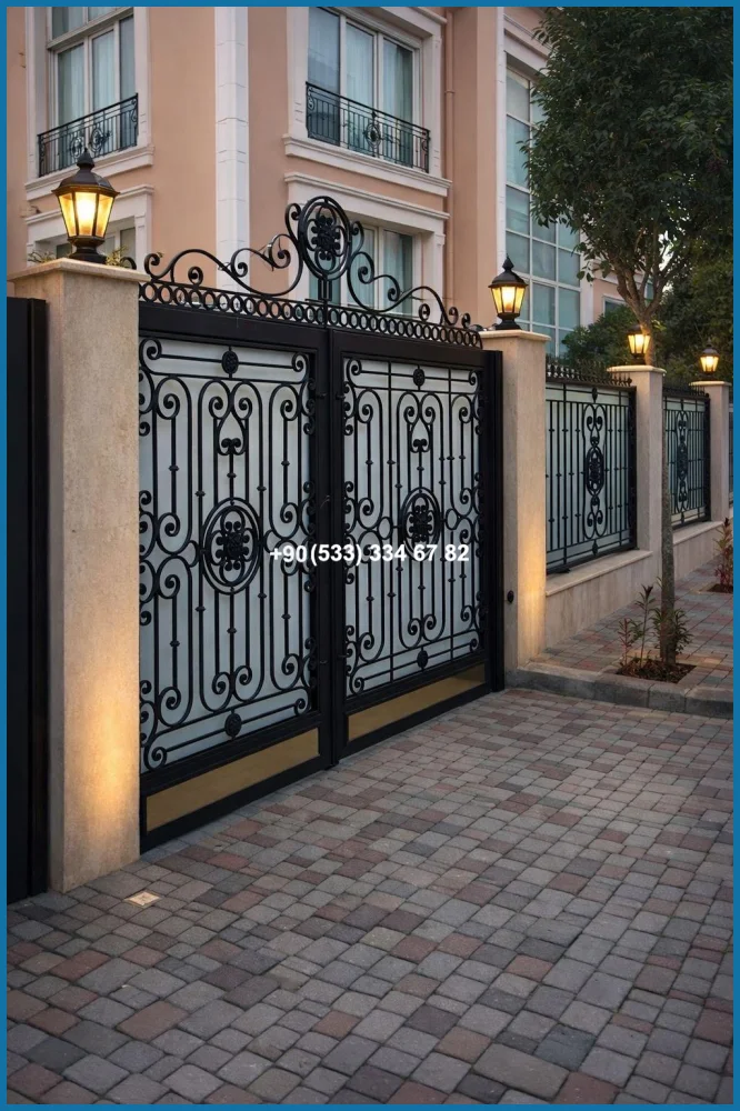 VİLLA KAPILARI-FERFORJE VİLLA KAPILAR-VİLLA GİRİŞ KAPILAR ure19438