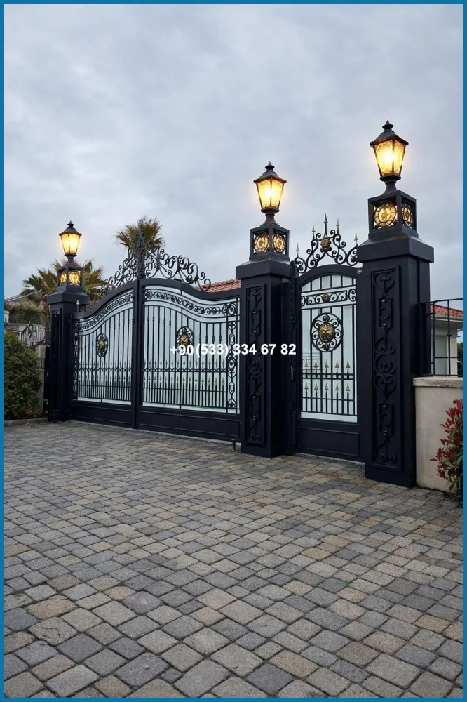 VİLLA KAPILARI-FERFORJE VİLLA KAPILAR-VİLLA GİRİŞ KAPILAR ure19440